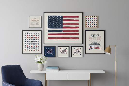 Patriotic Wall Art Inspirations for a Stylish Independence Day