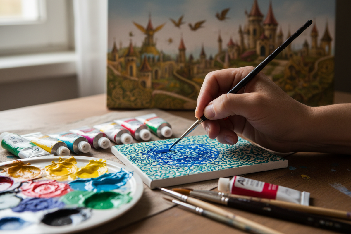Perfecting the Smallest Details with AV Acrylic Gouache: A Painter’s Essential Tool
