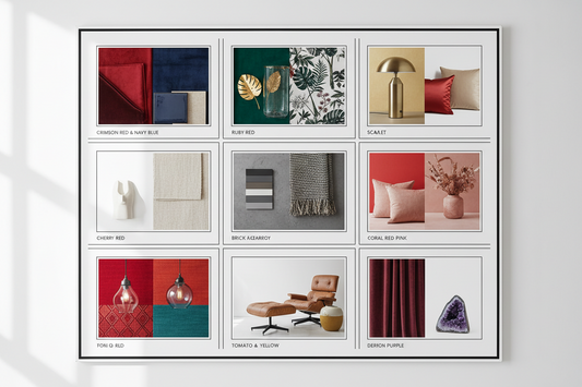 Red & Beyond: 9 Vibrant Colour Combinations for Every Space