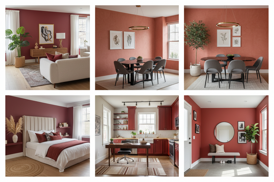 Redefined Spaces: 6 Stunning Red Wall Paint Ideas for Your Home