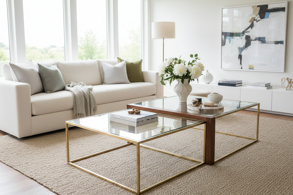 Refresh Your Living Room with These Gorgeous Glass Coffee Tables