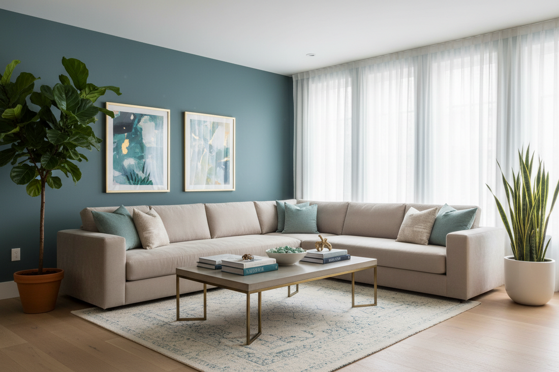 Refresh Your Living Space with the Sophisticated Serenity of Aegean Teal