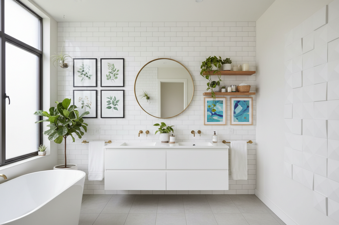 Refreshing Bathroom Wall Décor Ideas for Every Style