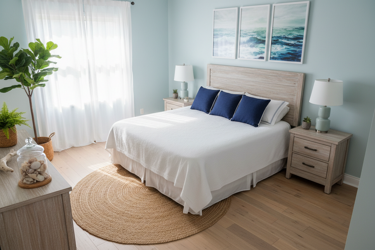 Refreshing Blue Bedroom Ideas That Bring Calm and Coastal Vibes