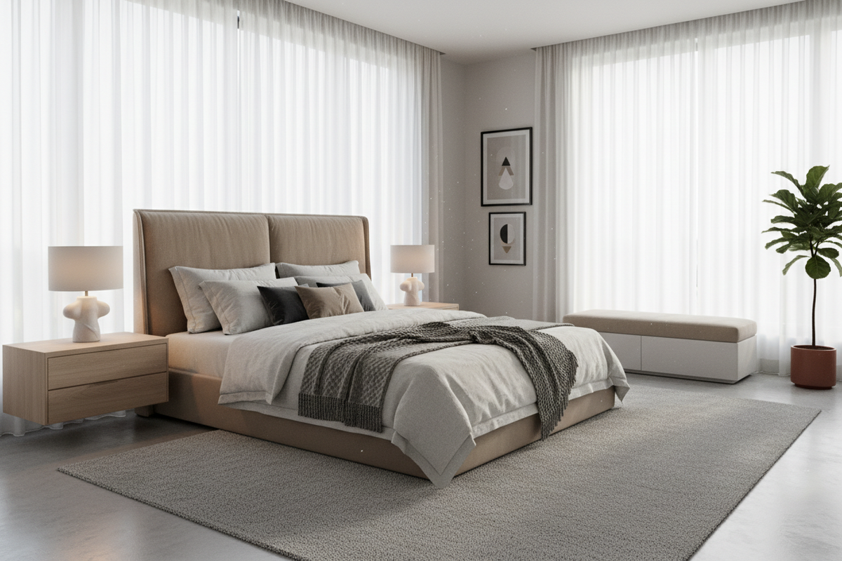 Reimagine Your Sleep Sanctuary with These Contemporary Double Beds