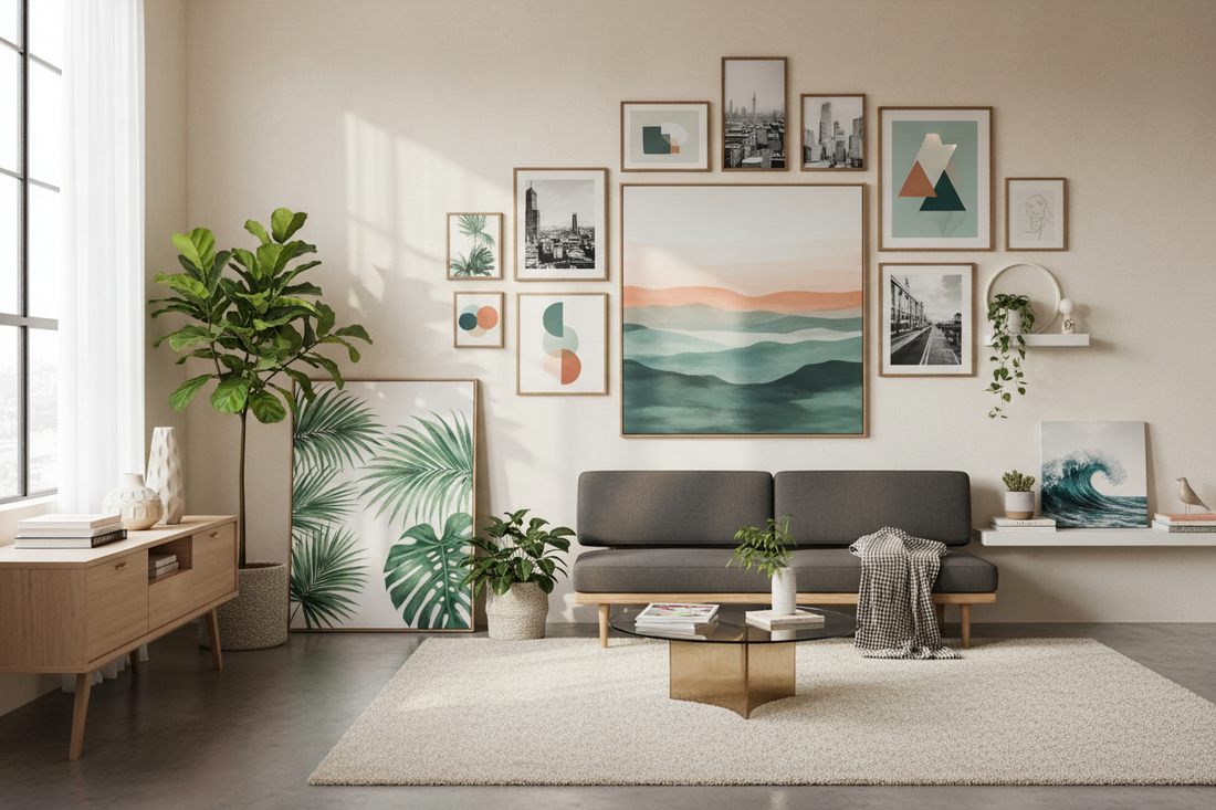 Rethink Art Placement: Fresh Ways to Showcase Your Canvas Prints at Home
