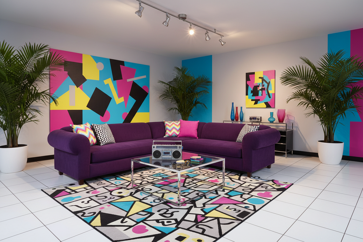 Retro Revival: '80s-Inspired Interiors Are Back in Style – Wallpics