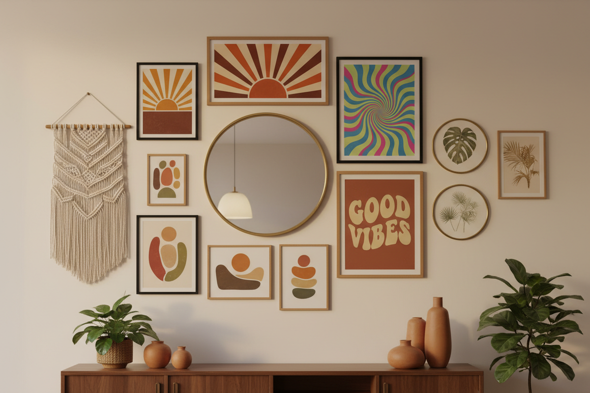 Retro Wall Art Trends: From 70s Nostalgia to Modern Fusion