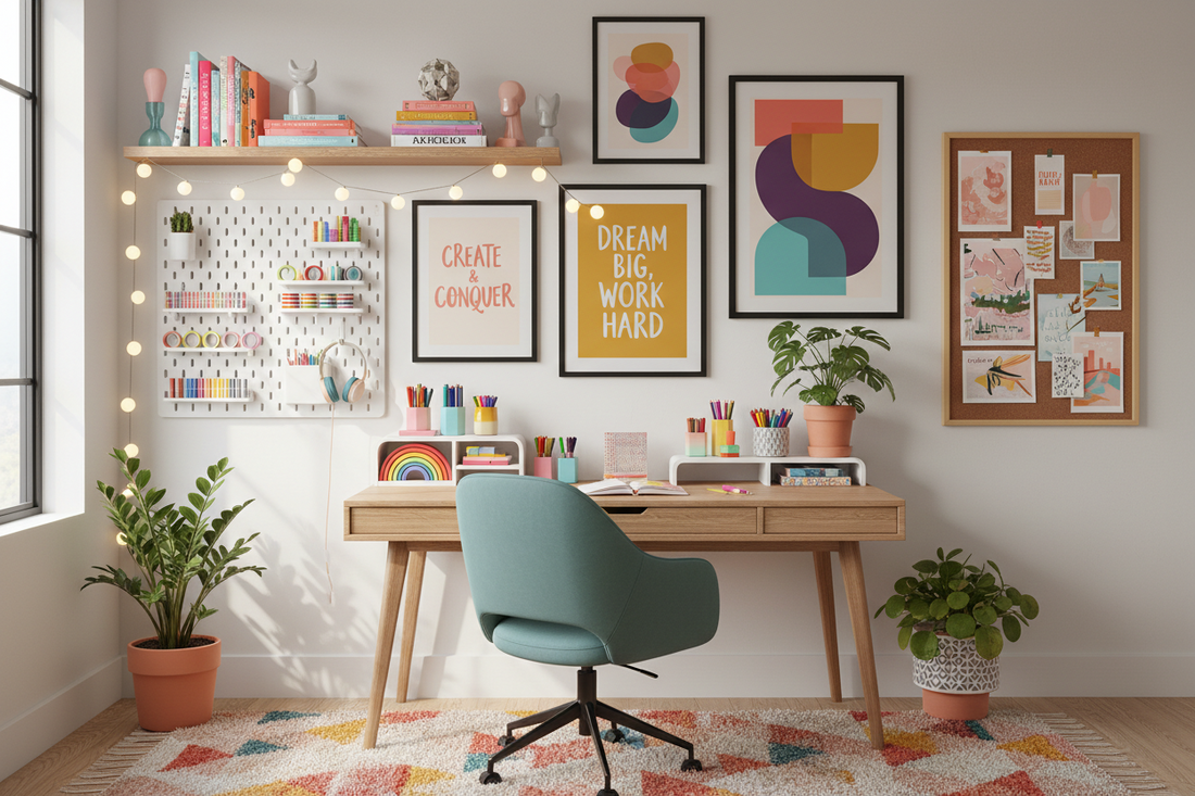 Revamp Your Workspace: Creative and Colorful Home Office Decor Ideas