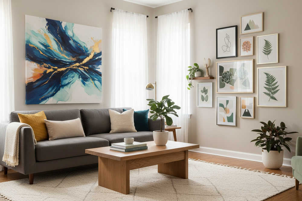 Revamping Your Living Room with Stunning Wall Art – Wallpics