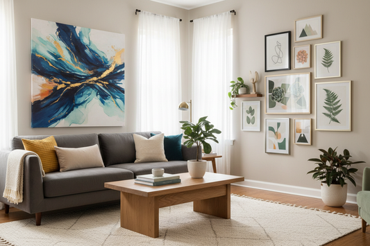 Revitalize Your Living Room with Captivating Wall Art Concepts