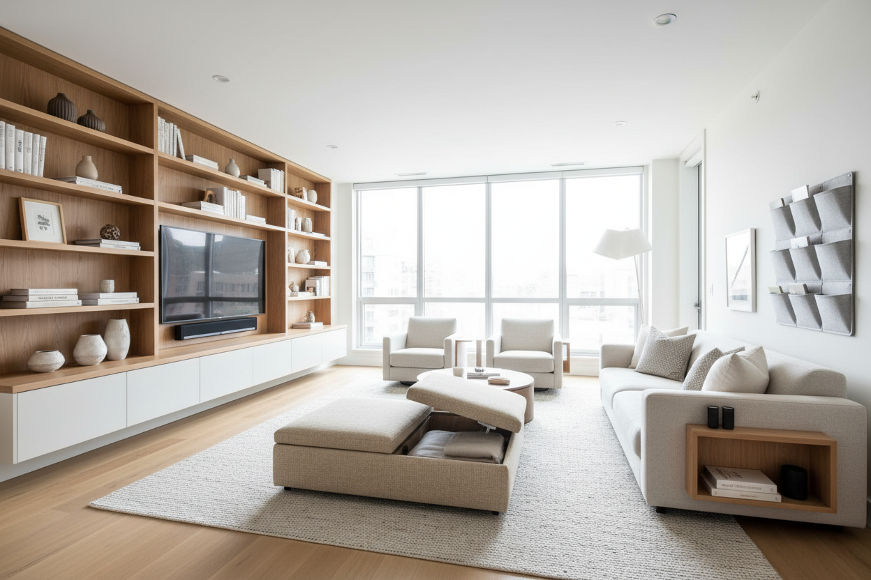 Revolutionary Living Room Storage Solutions: 8 Ingenious Methods to De ...