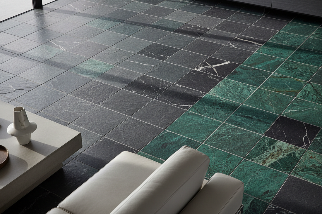 Revolutionary Natural Stone Flooring: Complete Guide to Elegant Slate Tiles in Charcoal, Obsidian, and Emerald Variations