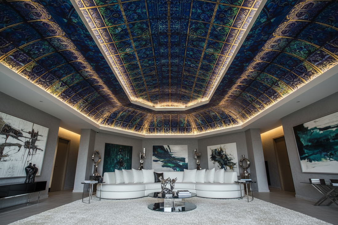 Revolutionary Overhead Wallpaper Applications: Transforming Interior Architecture Through Ceiling Design Innovation