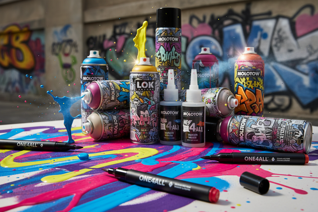 Revolutionize Your Artwork with Molotow One4All: Acrylic Markers, Spra ...
