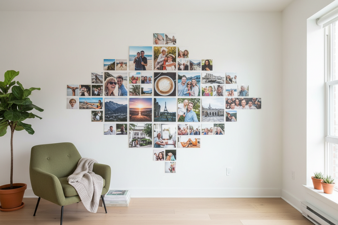 Revolutionizing Rental Decor: Temporary Stick-on Photo Walls