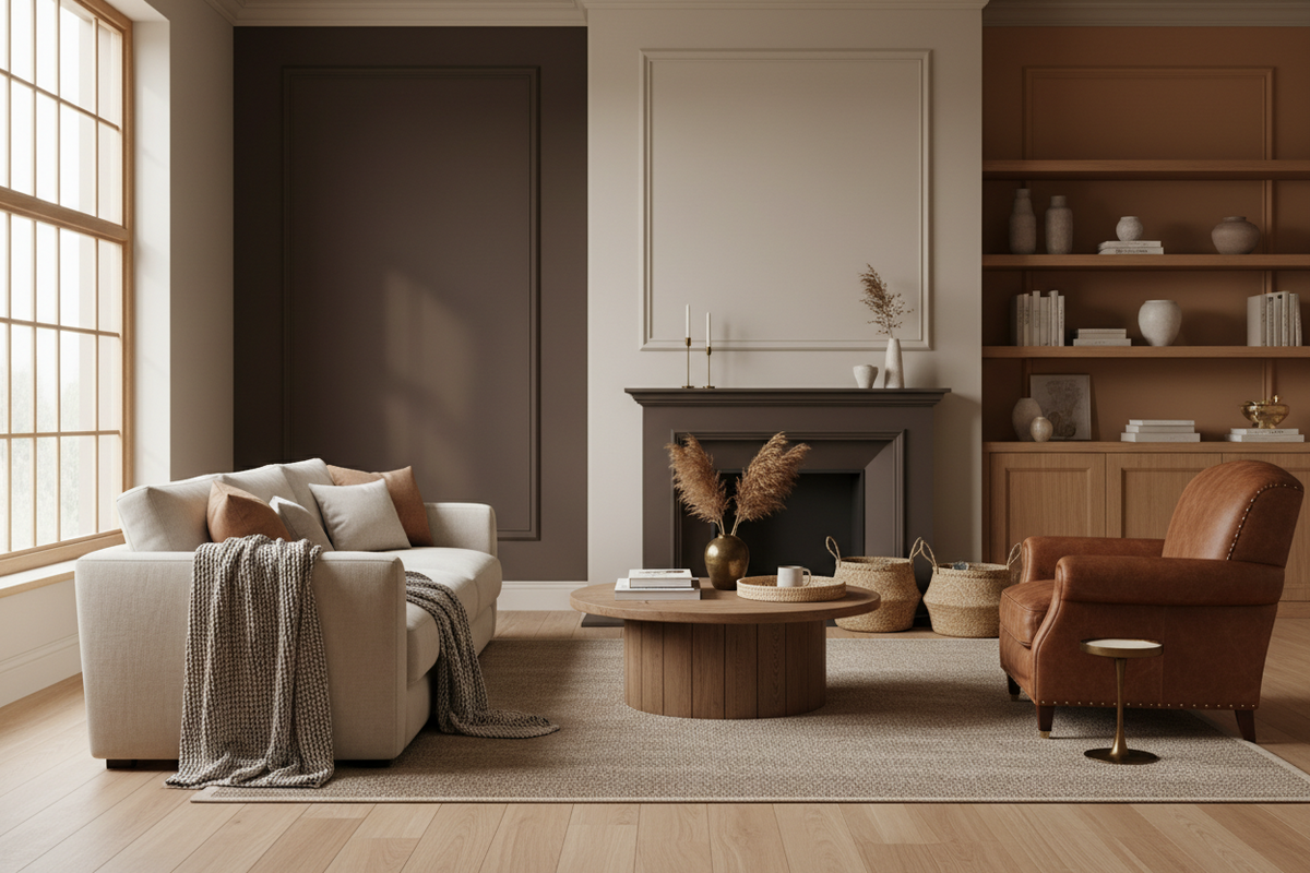 Rich, Warm, and Timeless: Brown Paint Shades for Your Home