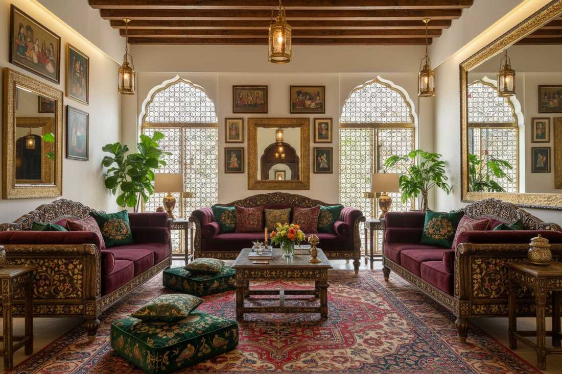 Rooted Elegance in Indian Style Interiors