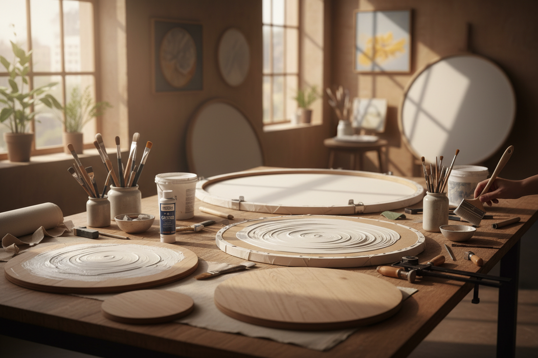 Round Art, No Boundaries: The Best Techniques for Preparing Circular Painting Panels