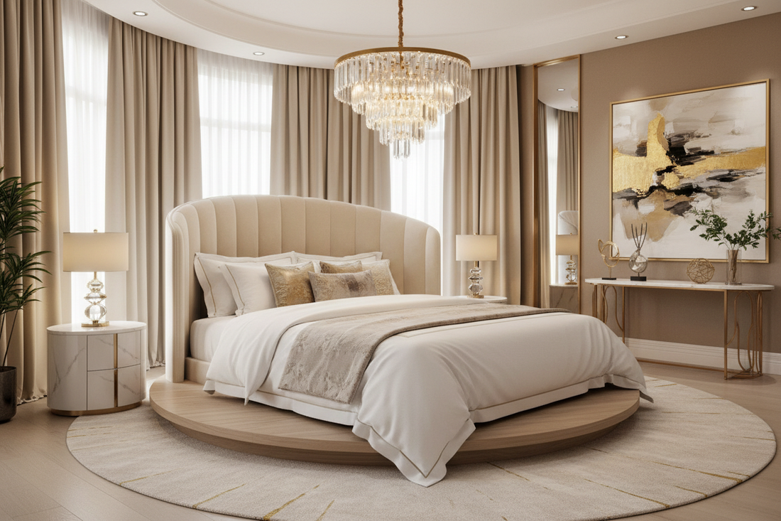 Round Bed Designs That Will Elevate Your Bedroom Style
