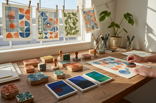 Rubber Stamps Redefined: Stephen Fowler's Unique Approach to Modern Printmaking