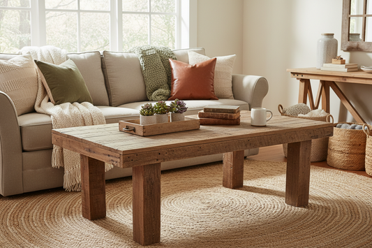 Rustic Charm: 6 Coffee Table Ideas to Transform Your Living Room
