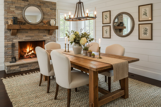 Rustic Charm: 7 Dining Tables to Bring Warmth to Your Home