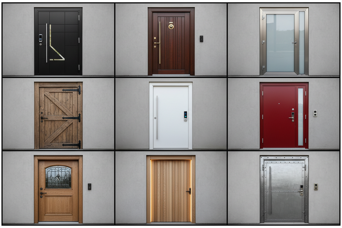 Safe & Chic: 9 Stylish Door Designs to Protect Your Home