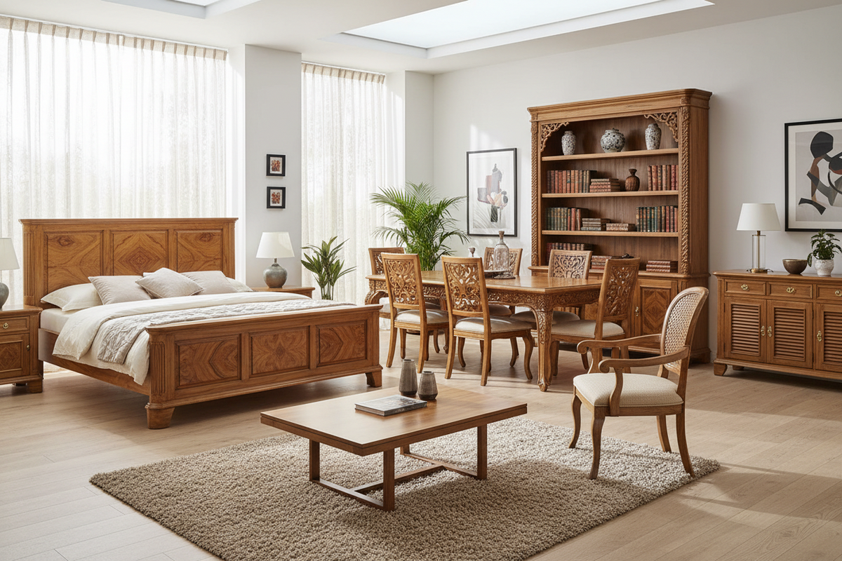 Sagwan Style: 6 Must-See Wooden Furniture Designs for Your Home