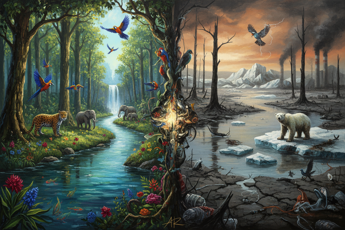 Sarah Bold’s Artistic Reckoning: When Beauty Meets Environmental Truth