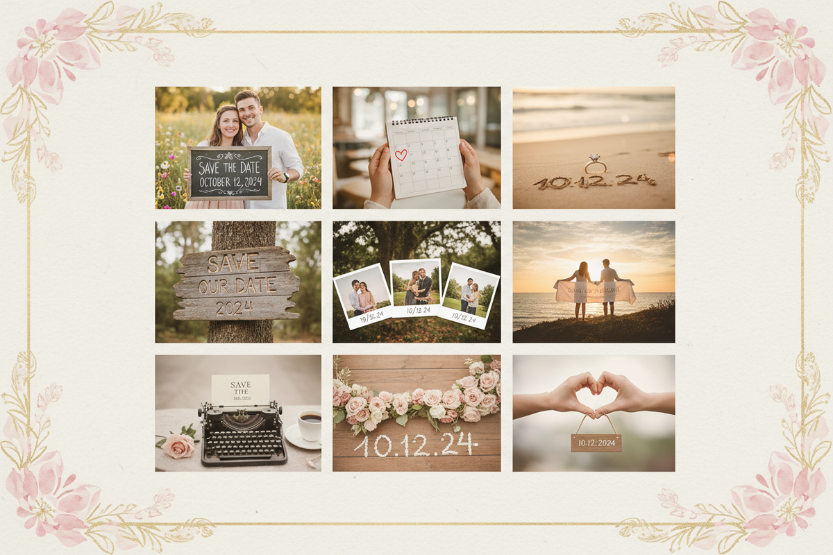 Save the Date Photography Ideas You’ll Love