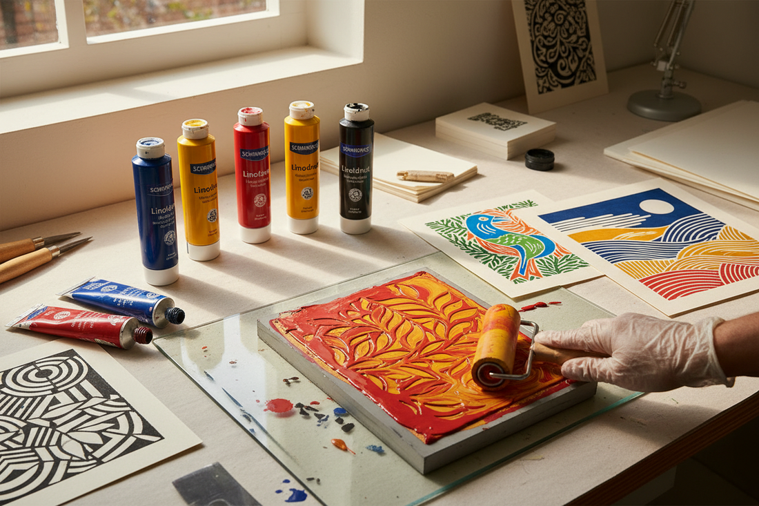 Schmincke Linol Inks: Transforming Your Hand Printing Experience