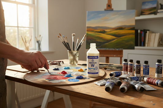 Schmincke Medium W in Action: A Game-Changer for Solvent-Free Oil Painting