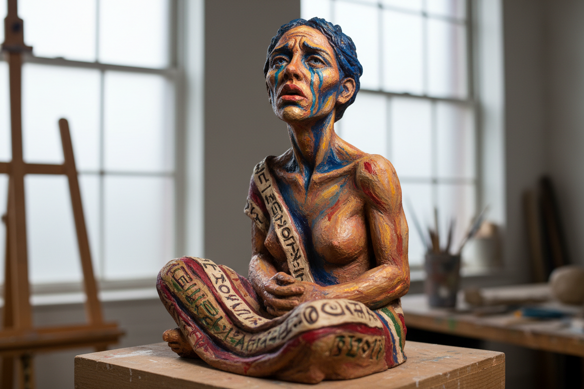 Sculpting Emotion: The Art of Jess Miller’s Painted Clay Figures