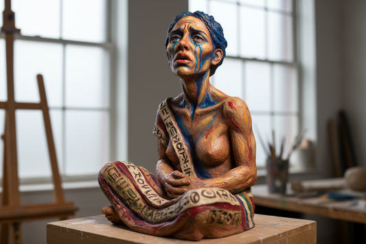 Sculpting Emotion: The Art of Jess Miller’s Painted Clay Figures