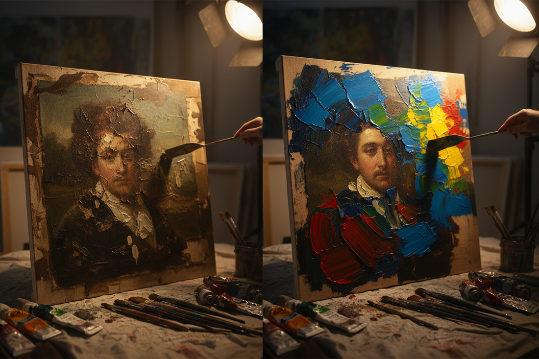 Second Chances on Canvas: A Guide to Painting Over Oil Artwork