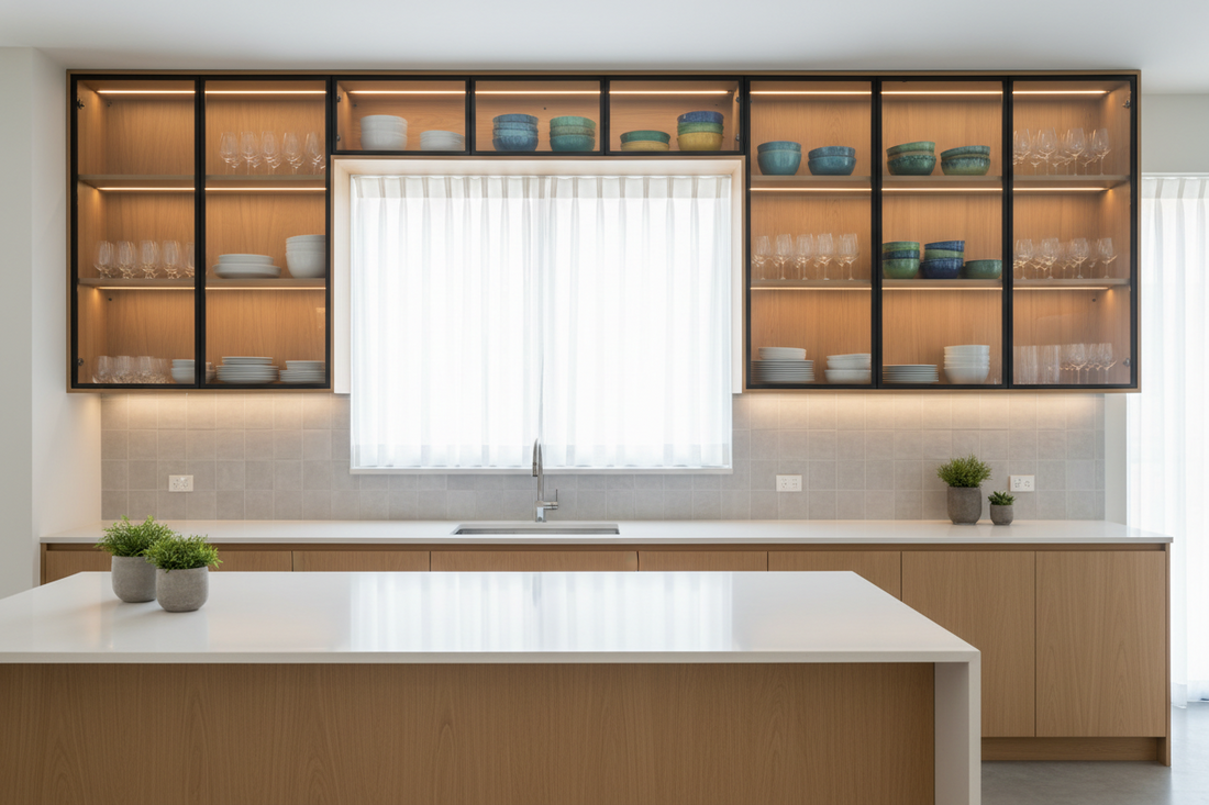 See-Through Style: The Benefits of Glass Cabinet Doors in Your Kitchen