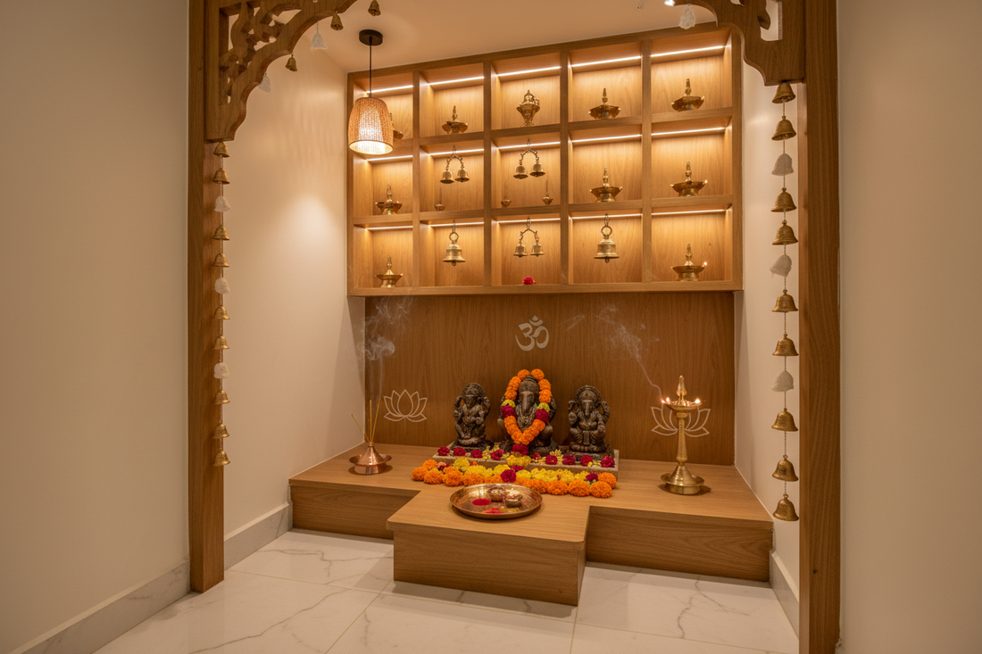 Serene Spaces: Small Pooja Room Design Ideas for Apartments
