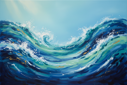 Serenity of the Sea: Exploring Ocean Hues in Artistic Endeavors