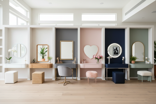 Seven Practical Dressing Table Colors for Contemporary Home Interiors