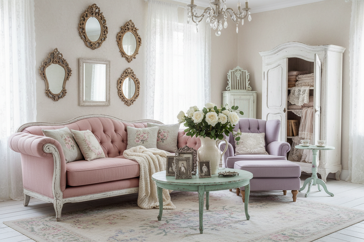 Shabby Chic Pastels: A Complete Guide to Serene and Timeless Interiors