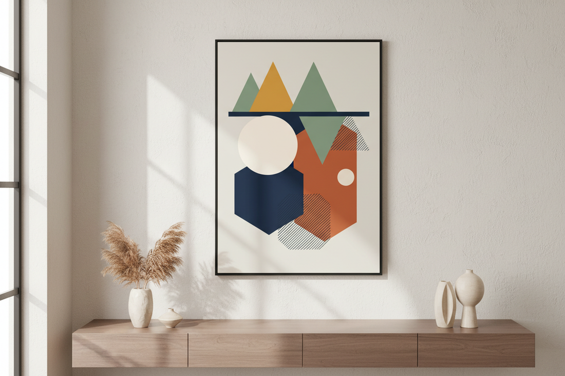 Shape Up Your Walls: Incorporating Geometric Shapes and Designs in Wall Art