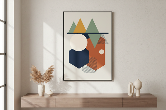 Shape Up Your Walls: Incorporating Geometric Shapes and Designs in Wall Art
