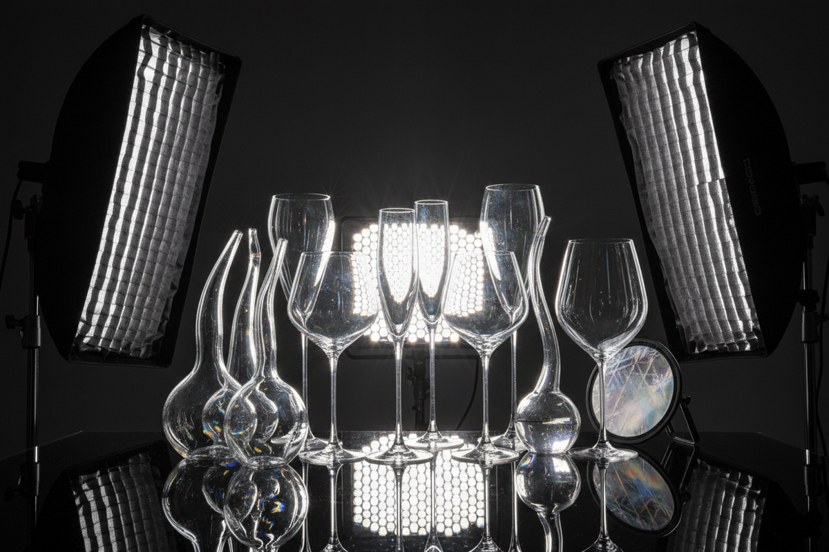 Shimmer and Shine: Techniques for Photographing Glassware