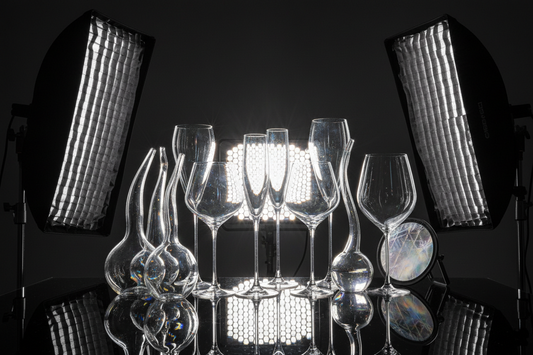 Shimmer and Shine: Techniques for Photographing Glassware