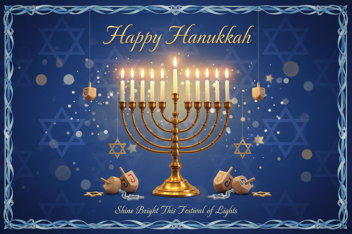 Shine Bright This Festival of Lights: Happy Hanukkah Greetings & Wishes