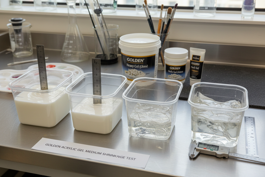 Shrinkage Test on Golden Acrylic Gel Mediums: What You Need to Know