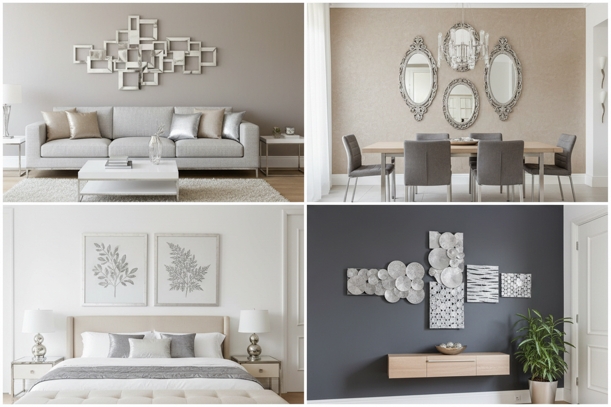 Silver Wall Art Inspiration for Every Corner of Your Home
