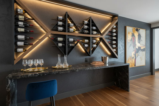 Sip in Style: 8 Stunning Wall-Mounted Wine Racks for Your Home Bar