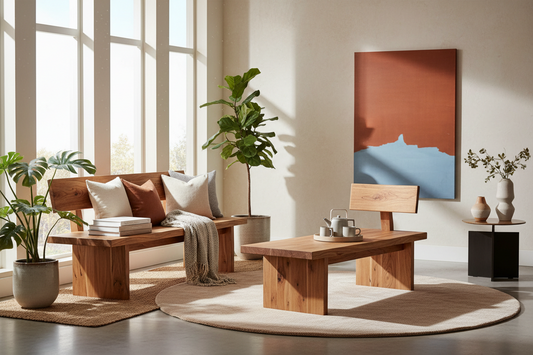 Sit Pretty: 8 Indoor Wooden Benches That Blend Style and Comfort